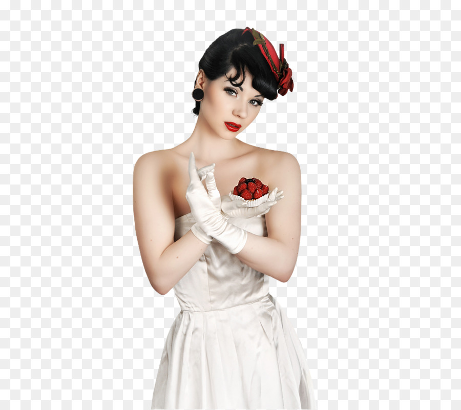 Femme En Robe Blanche，Mode PNG