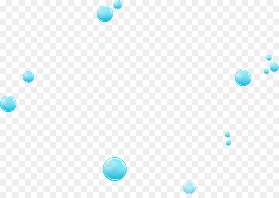 Bulles Bleues，Flottant PNG