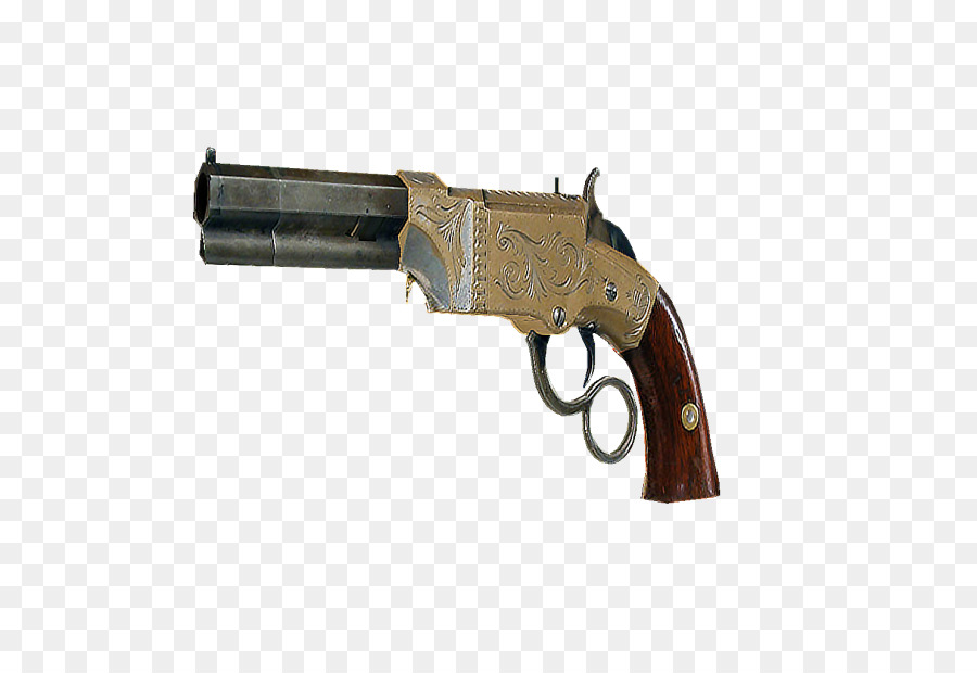 Pistolet Jouet En Argent，Revolver PNG