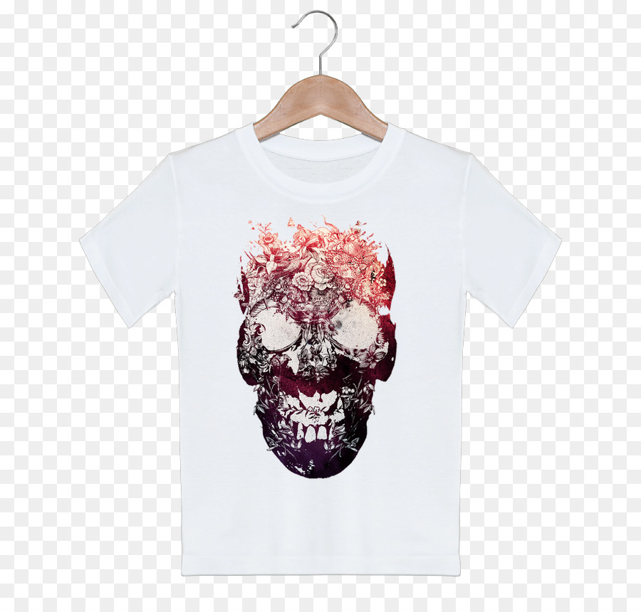 T Shirt Tête De Mort，Graphique PNG