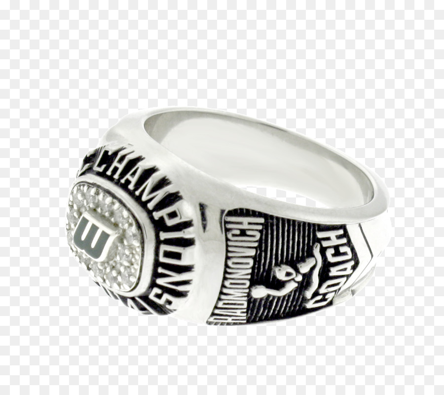 Bague De Championnat，Argent PNG