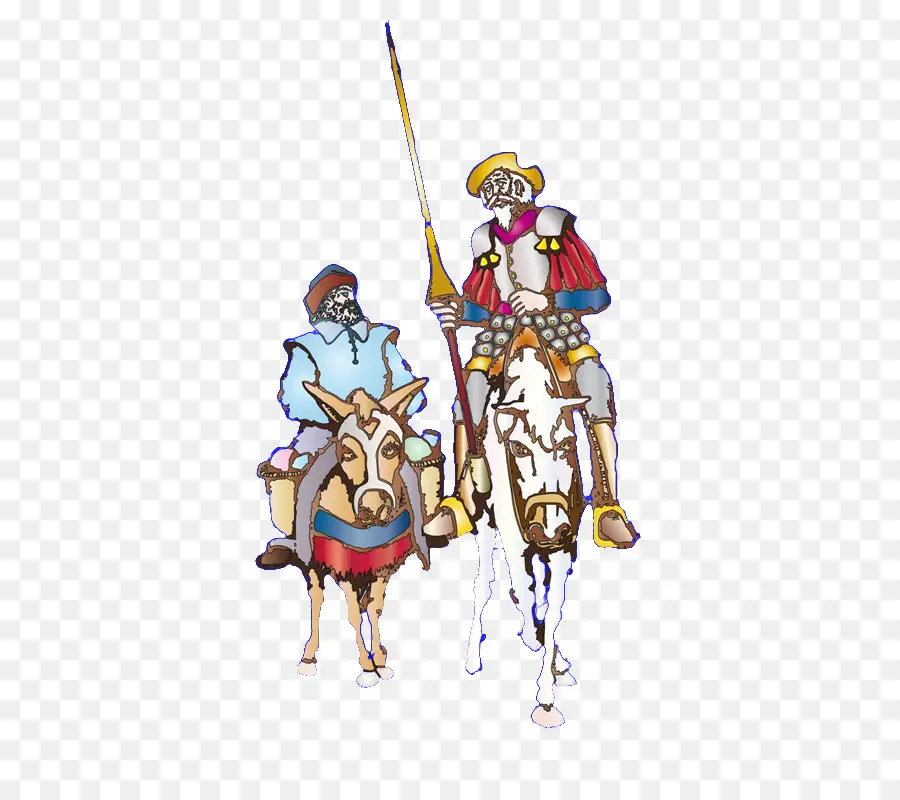 Don Quichotte Et Sancho Panza，Chevalier PNG