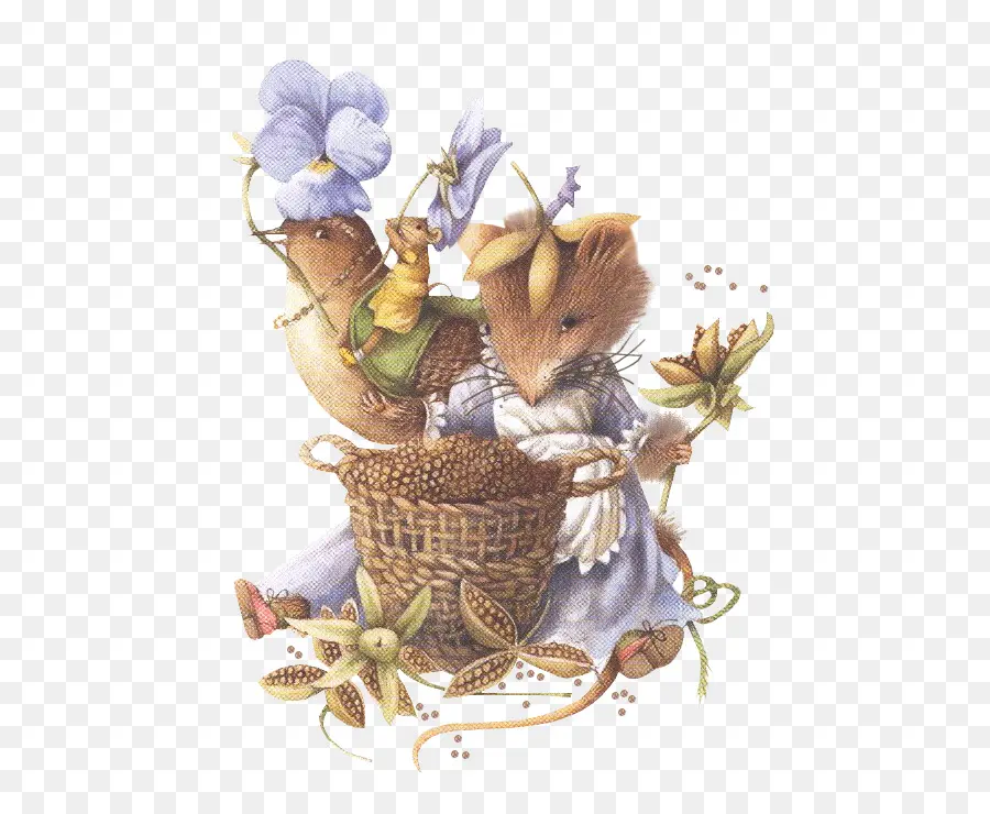 Souris，Panier PNG