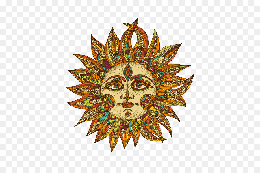 Visage Solaire，Soleil PNG