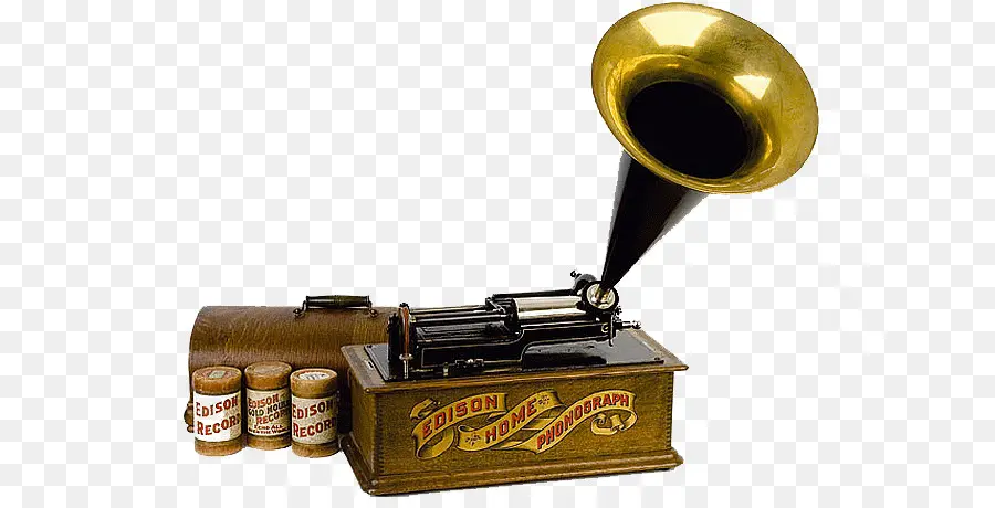 Phonographe Edison，Phonographe PNG