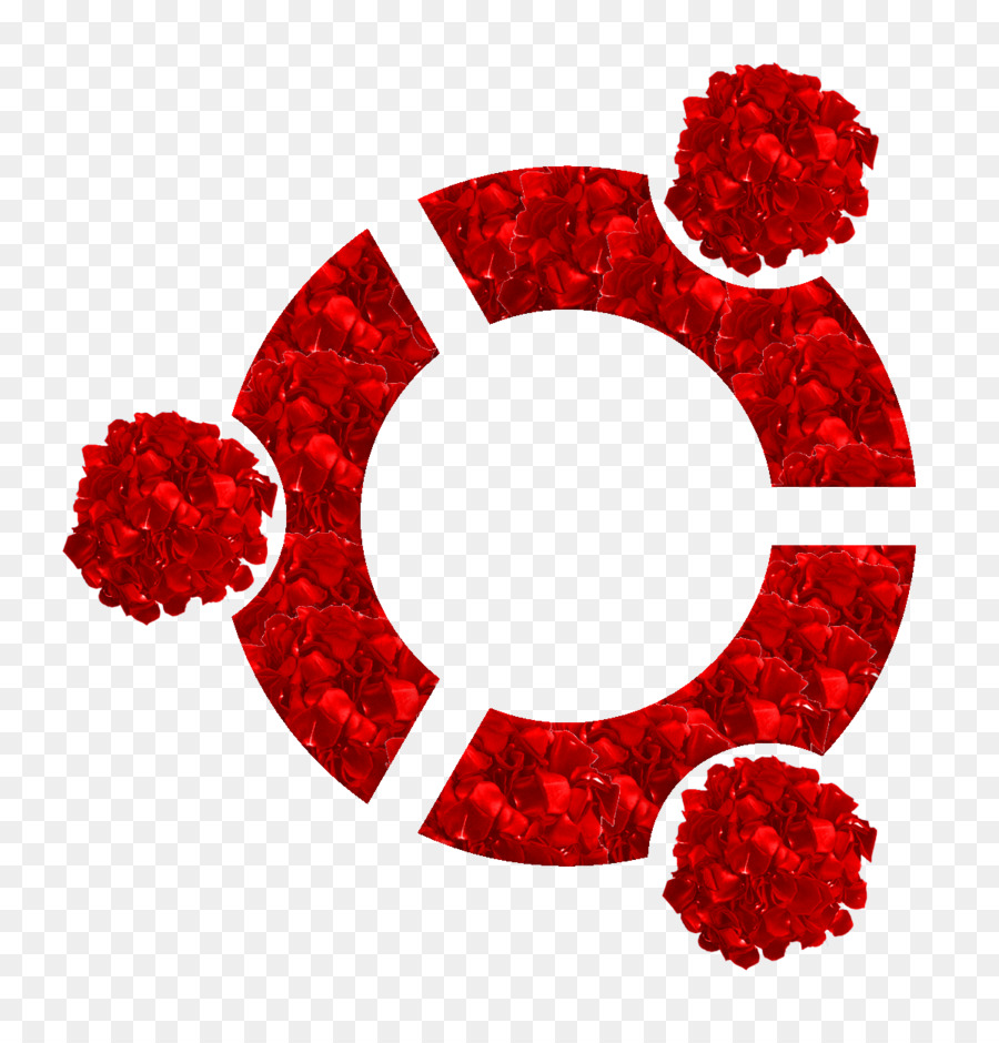 Cercle De Fleurs Rouges，Floral PNG