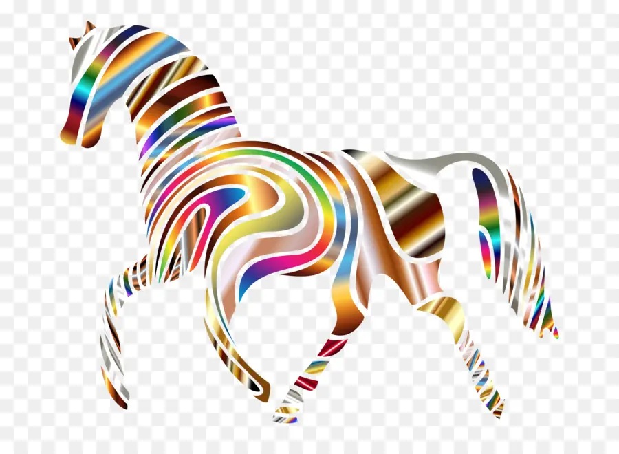 Cheval，Coloré PNG