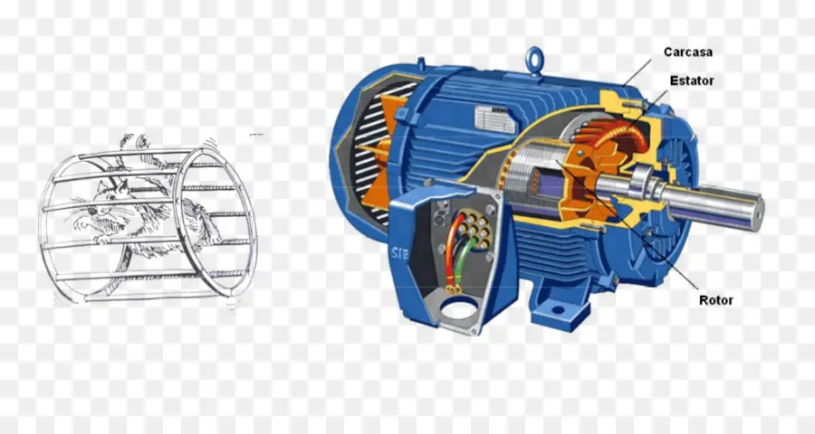 Moteur électrique，Rotor PNG