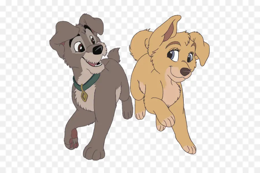 Deux Chiens Animés，Chiens PNG