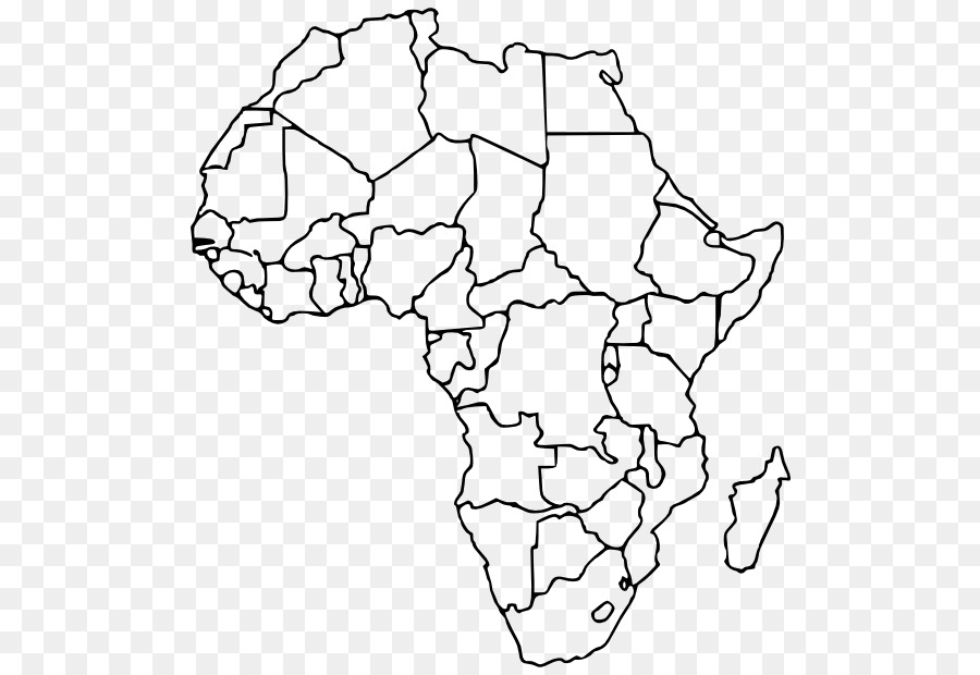 carte afrique vierge