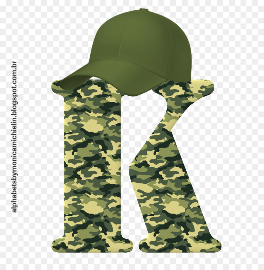 Lettre Camouflage K，Camouflage PNG