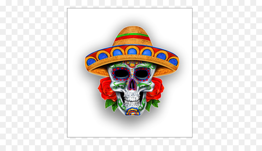 Crâne De Sucre，Sombrero PNG