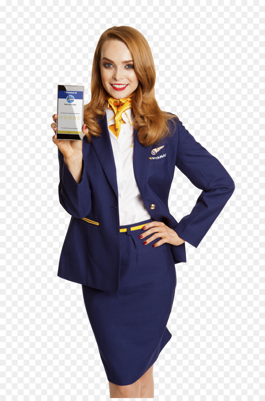 Femme En Uniforme，Téléphone PNG