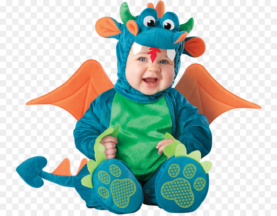 Costume De Bébé En Dragon，Mignon PNG