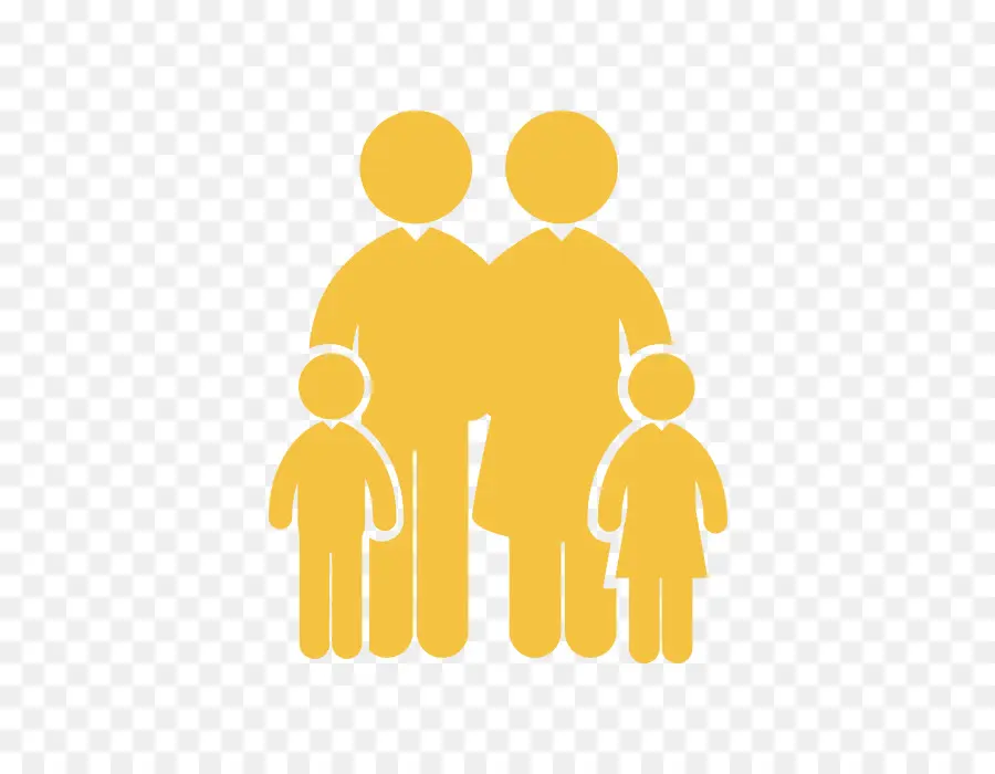 Famille Silhouette，Parents PNG