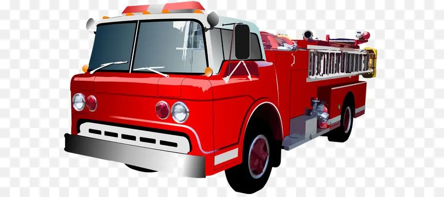 Sapeur Pompier，Camion De Pompier PNG