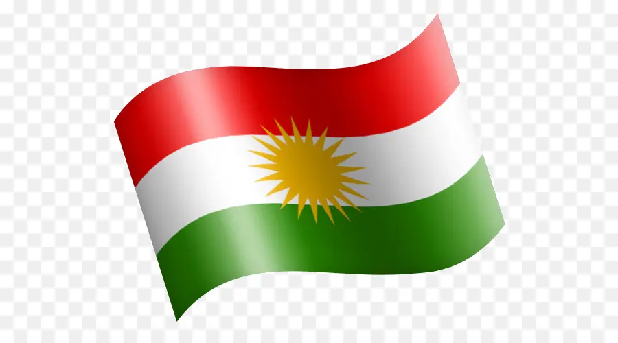 Drapeau Du Kurdistan，Rouge PNG