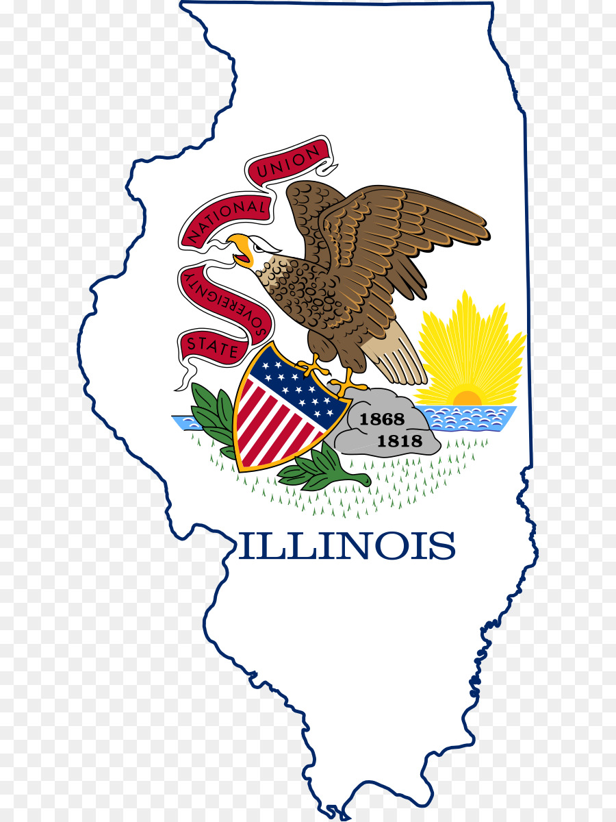 Carte De L'illinois，État PNG