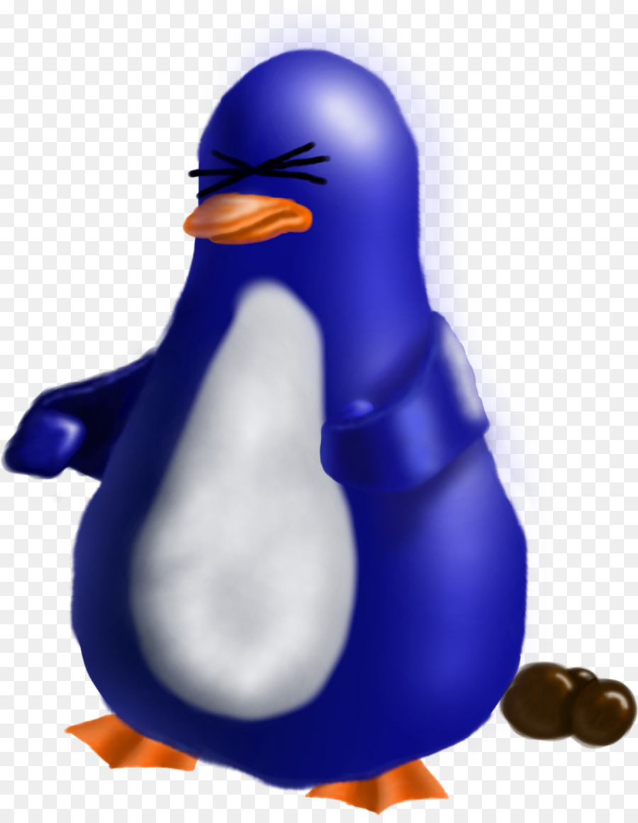 Pingouin，Bleu De Cobalt PNG