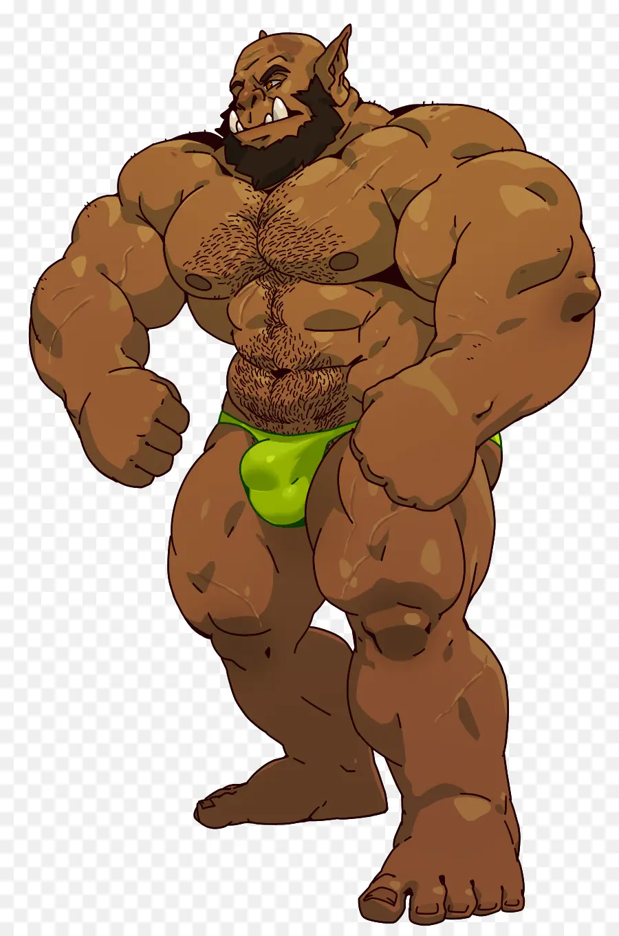 Caractère Musclé，Dessin Animé PNG