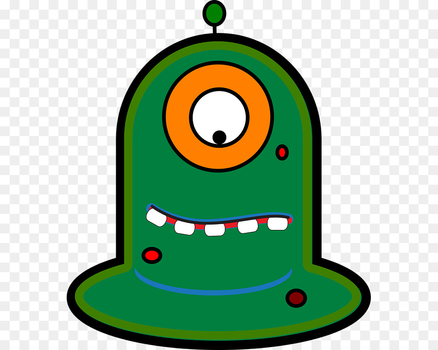 Extraterrestre Vert，Un Oeil PNG