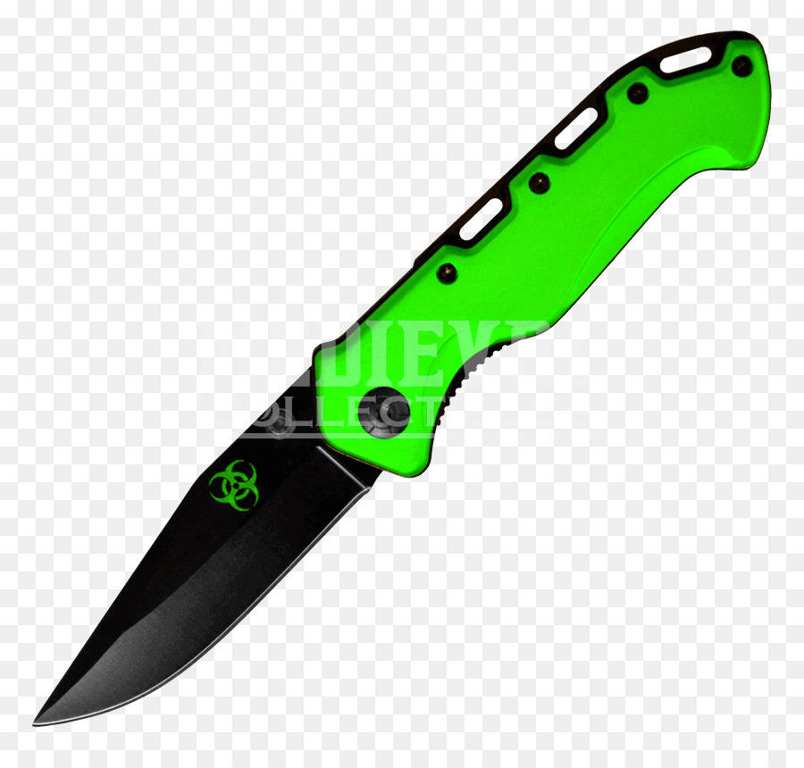 Couteau à Manche Vert，Lame PNG