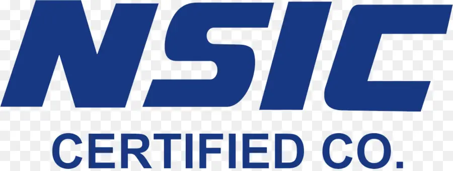 Logo Certifié Nsic，Bleu PNG