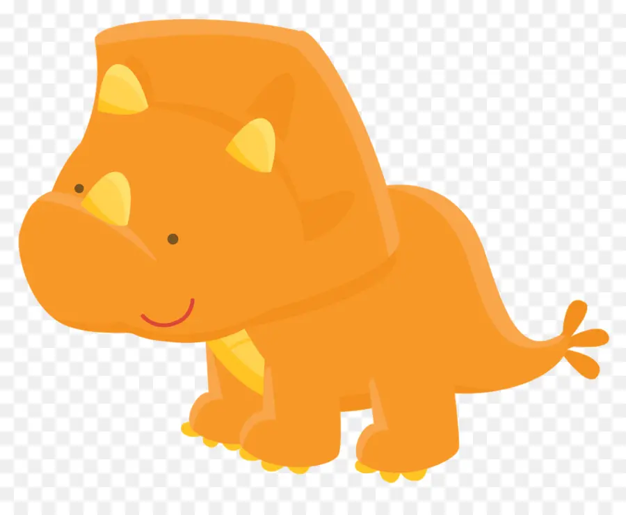 Dinosaure Orange，Dessin Animé PNG