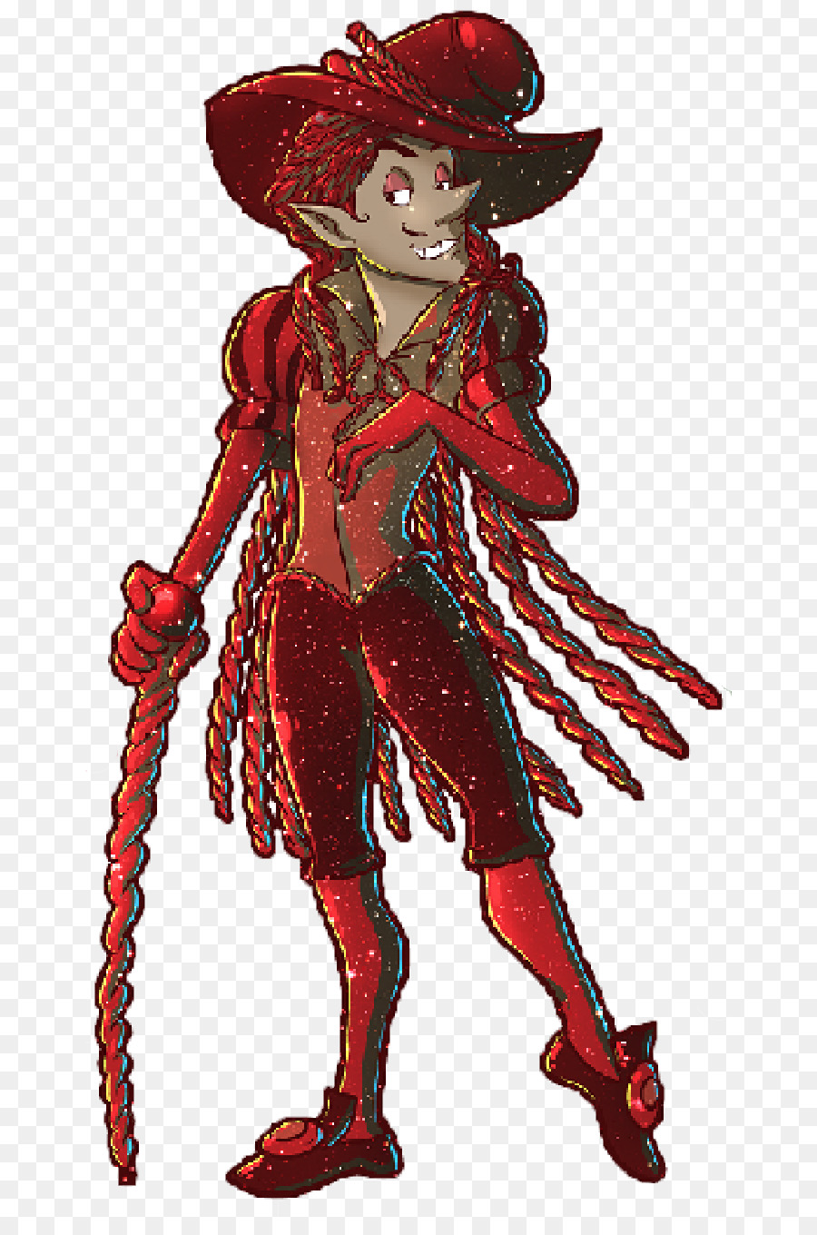 Caractère Rouge，Chapeau PNG