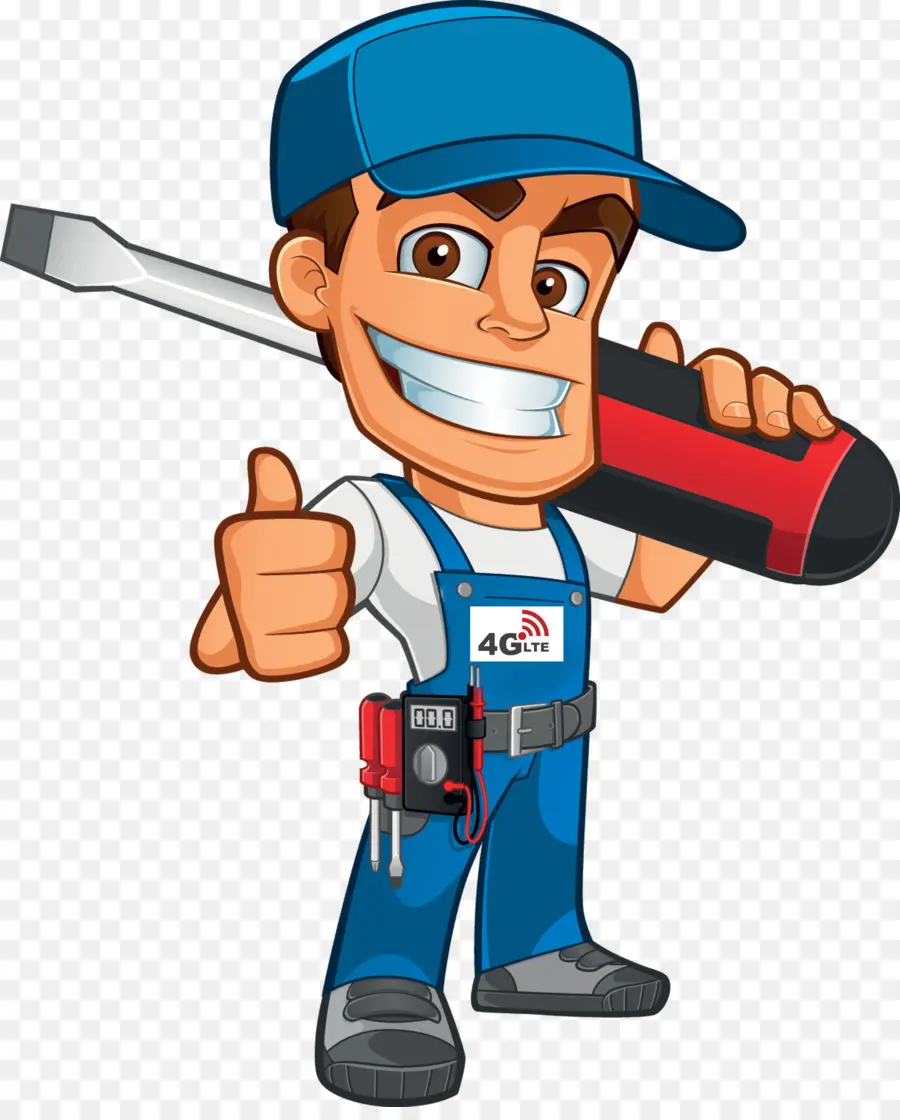 Technicien，Bleu PNG