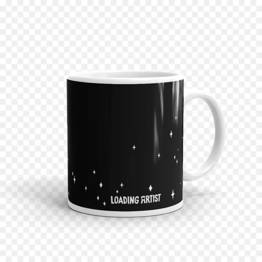 Tasse Noire，étoiles PNG