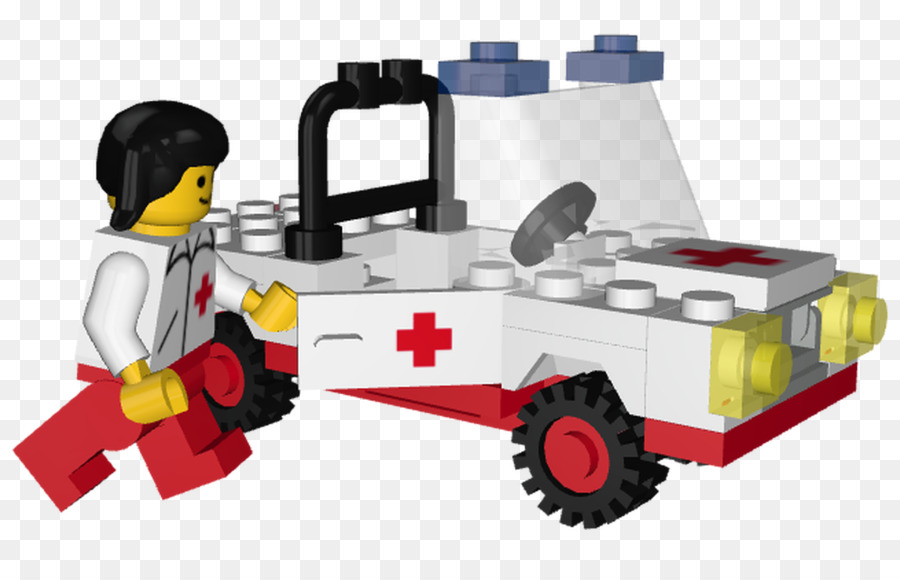 Ambulance Lego，Légo PNG