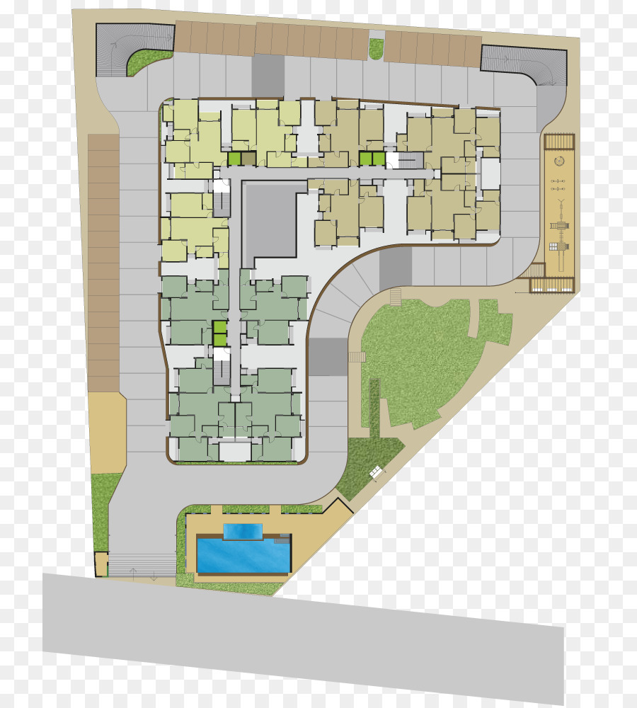 Quartier Résidentiel，Plan D étage PNG