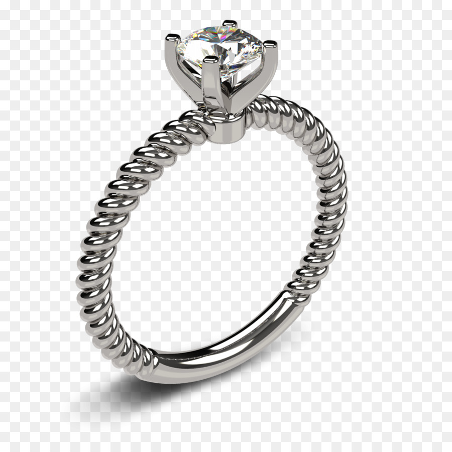 Bague En Or，Diamant PNG