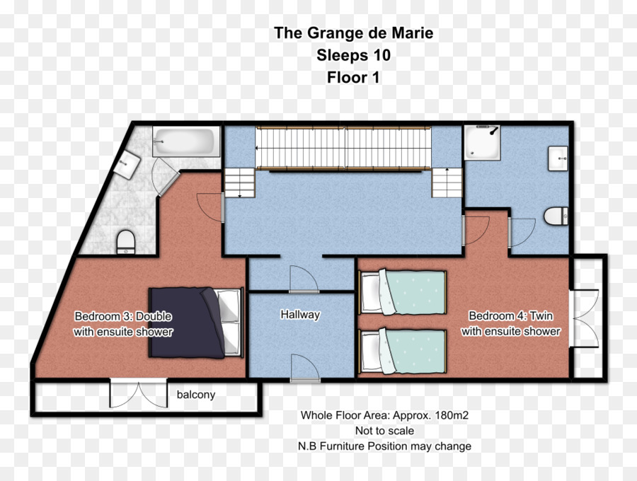 Plan D étage，Chalet PNG