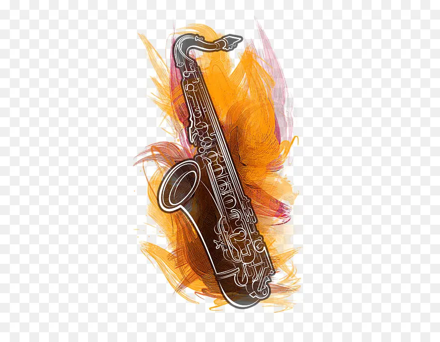 Illustration Du Saxophone，Saxophone PNG