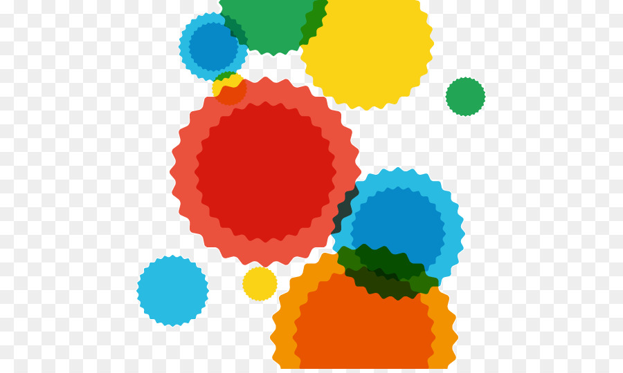 Cercles Colorés，Conception PNG