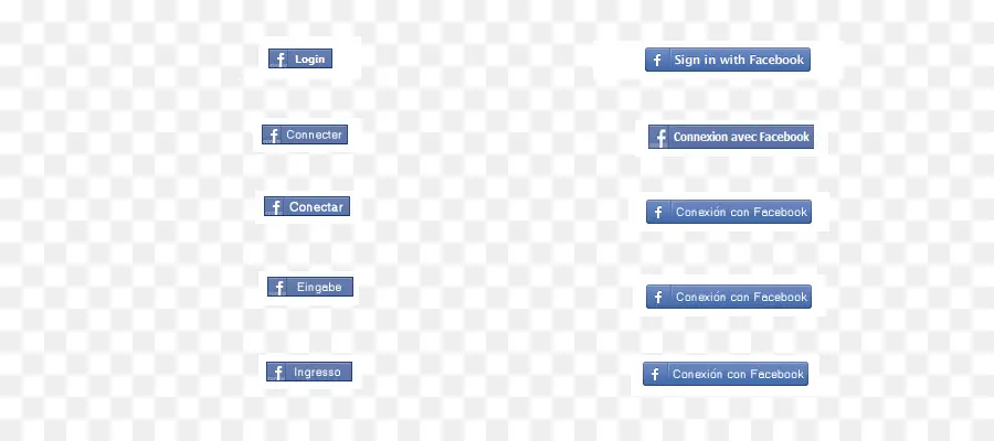 Boutons De Connexion Facebook，Se Connecter PNG