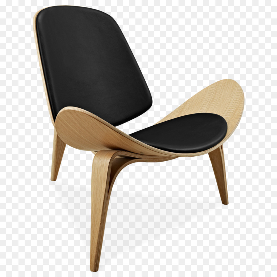 Chaise Lounge Eames，ébène Faux Cuir D8507 PNG