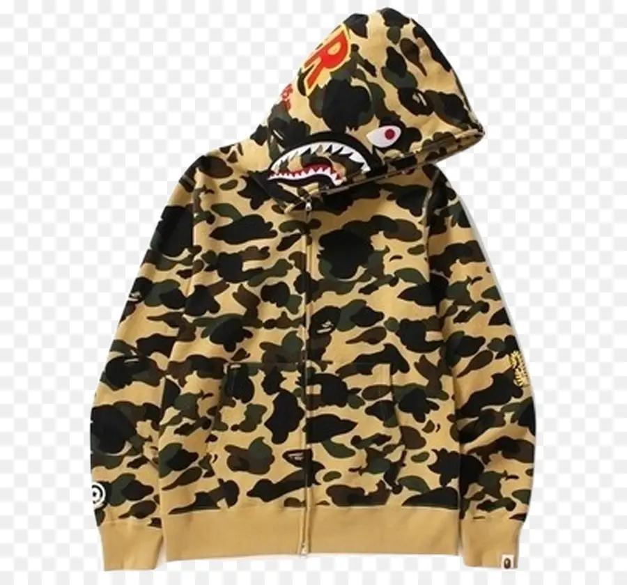 Sweatshirt à Capuche，Camouflage PNG