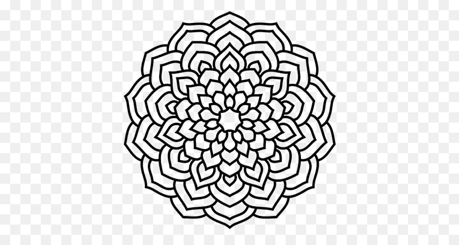 Mandala，Livre De Coloriage PNG