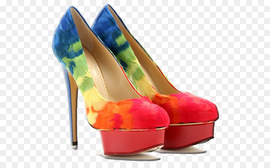 Talons Hauts Colorés，Chaussures PNG