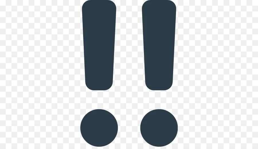 Point D Exclamation，Emoji PNG