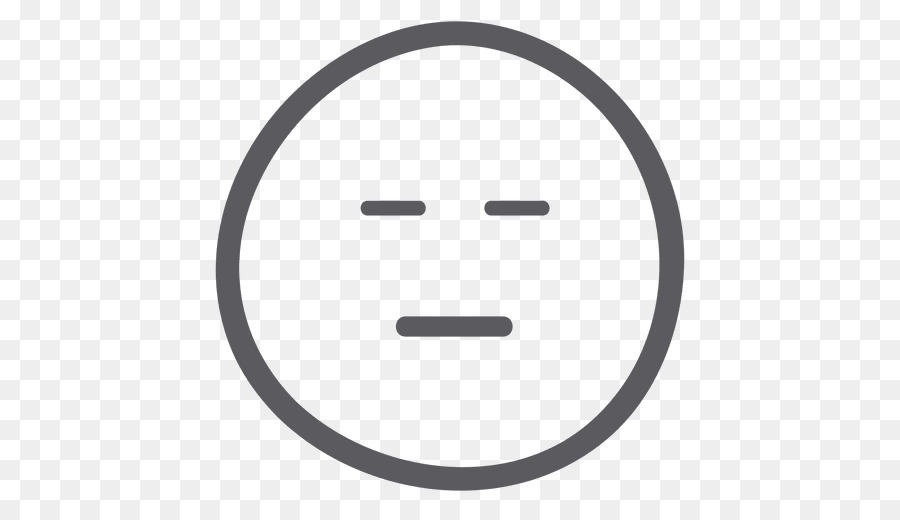 Emoji Visage Neutre，Expression PNG