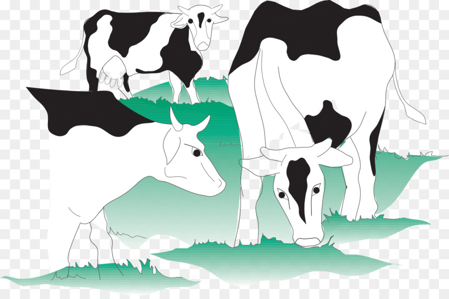 Vaches Holstein，Vaches PNG