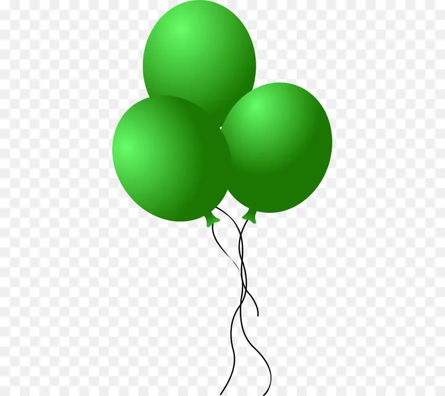 Ballons Verts，Ballons PNG