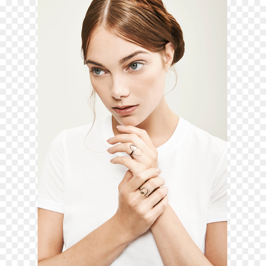 Femme En Chemise Blanche，Pensée PNG