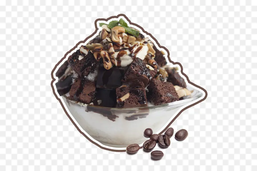 Sundae，Crème Glacée Au Chocolat PNG