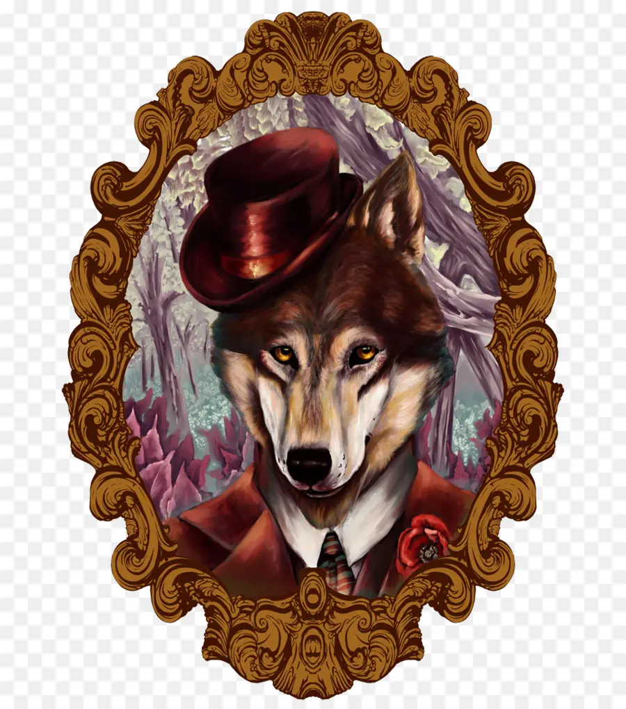 Loup En Costume，Animal PNG