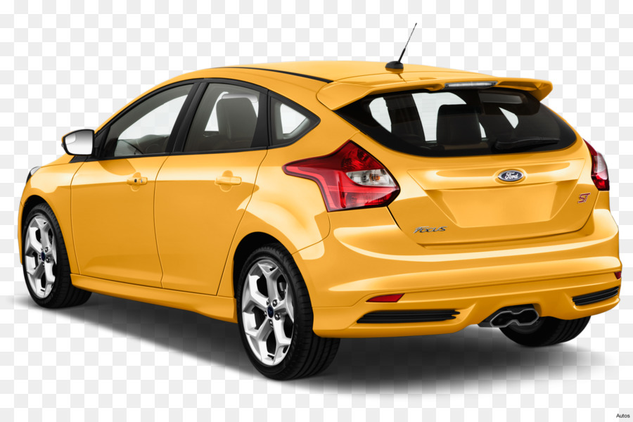 Arrière De Voiture Jaune，Automobile PNG